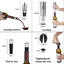 Carica l'immagine nel visualizzatore di Gallery, Rovtop Cavatappi Elettrico, Apribottiglie con Ricarica Utilizzando - Ilgrandebazar