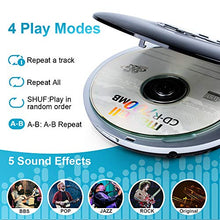 Carica l'immagine nel visualizzatore di Gallery, Lettore CD Portatile Gueray Walkman con cuffie Audio Digitale Lossless Nero