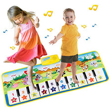 Carica l'immagine nel visualizzatore di Gallery, EXTSUD Tappeto Musicale Bambini Tastiera Pianoforte Musichette Multicolore - Ilgrandebazar