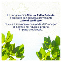 Carica l'immagine nel visualizzatore di Gallery, Scottex Pulito Delicato Carta Igienica, Confezione da 12 Rotoli Maxi - Ilgrandebazar