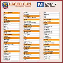 Carica l'immagine nel visualizzatore di Gallery, Sumex LASER10 Parasole Anteriore, Laser Sun, 145X60 cm