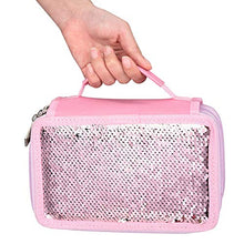 Carica l'immagine nel visualizzatore di Gallery, Asiv Borsa Grande a Forma di Matita, Astuccio per Bambina con Rosa