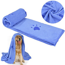 Carica l'immagine nel visualizzatore di Gallery, Asciugamano cane,Legendog per cani da Bagno Blu - Ilgrandebazar