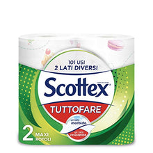 Carica l'immagine nel visualizzatore di Gallery, Scottex Tuttofare, Due Lati Diversi, 2 Maxi Rotoli - Ilgrandebazar