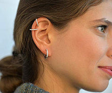 Carica l'immagine nel visualizzatore di Gallery, SWEETV 925 Boucles d'oreilles in argento sterling pour femmes filles Argento - Ilgrandebazar
