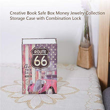 Carica l'immagine nel visualizzatore di Gallery, Cassaforte a forma di libro con password lock, cassaforte portatile, Route 66 - Ilgrandebazar