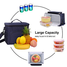 Carica l'immagine nel visualizzatore di Gallery, esonmus Borsa Termica Pranzo, Borse Frigo Piccola Cibo Alimentazione con Blu - Ilgrandebazar