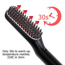 Carica l'immagine nel visualizzatore di Gallery, Pettine Barba Capelli, Oleein Lisciante per Capelli e Barba,Pettine... - Ilgrandebazar