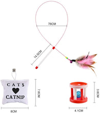 Carica l'immagine nel visualizzatore di Gallery, Giocattoli per Gatti, Gatto Giocattoli Interattivi Gioco per Gattino Kitten Indoor, 16 Pezzi