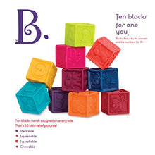 Carica l'immagine nel visualizzatore di Gallery, B. Toys- Cubi Morbidi per Bambini, BX1002Z - Ilgrandebazar