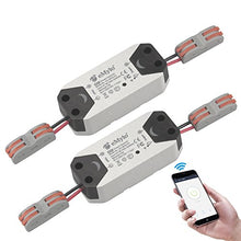 Carica l'immagine nel visualizzatore di Gallery, eMylo Wireless Smart WiFi 90-250 V AC Interruttore luce Relè 2 Packs