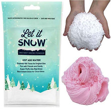 Carica l'immagine nel visualizzatore di Gallery, Let it Snow Neve Finta Istantanea in Polvere per Slime – 4 litres - Ilgrandebazar