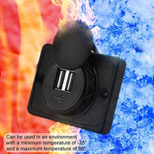 Carica l'immagine nel visualizzatore di Gallery, Presa usb auto, di ricarica per caricabatterie con porta USB ABS...