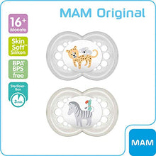 Carica l'immagine nel visualizzatore di Gallery, 'MAM Day &amp; Night//Original &amp; Air//"Skin Soft Silicone Ciuccio 16 +...
