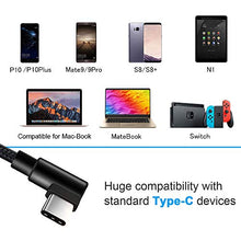 Carica l'immagine nel visualizzatore di Gallery, aceyoon Cavo USB Type-C 90 Gradi 30cm 3 Pezzi 90 Degree USBC 0.3m*3 - Ilgrandebazar
