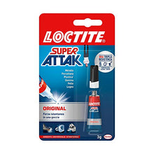 Carica l'immagine nel visualizzatore di Gallery, Loctite Super Attak Original, colla liquida trasparente con tripla 1x3g - Ilgrandebazar