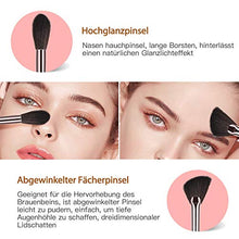 Carica l'immagine nel visualizzatore di Gallery, Bestope Pennelli Make Up,Set di 18 da Trucco Champagne Gold