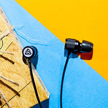 Carica l'immagine nel visualizzatore di Gallery, LUDOS ULTRA Auricolari In-Ear Cuffie, Cuffiette con Microfono, Massimo Nero