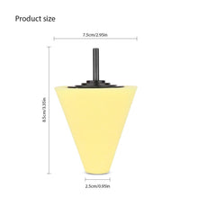 Carica l'immagine nel visualizzatore di Gallery, Lucidatura Auto Set,3Pcs Spugna Cono Tampone di Sfera di... - Ilgrandebazar