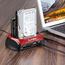 Carica l'immagine nel visualizzatore di Gallery, Tccmebius TCC-S862-DE USB 2.0 a SATA IDE Dual-Bay HDD Disco Rigido Docking...