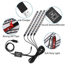 Carica l'immagine nel visualizzatore di Gallery, Led Auto Interni, Winzwon Striscia LED Luci Interne per Usb.