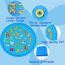 Carica l'immagine nel visualizzatore di Gallery, aovowog Tappetino Gioco d'Acqua per Bambini,170cm/68'' Splash Pad Sprinkler...