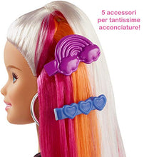 Carica l'immagine nel visualizzatore di Gallery, Barbie FXN96 Rainbow Sparkle Bambola con Capelli Lunghi Arcobaleno e Tanti... - Ilgrandebazar