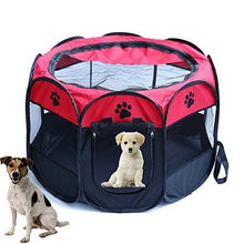 Carica l'immagine nel visualizzatore di Gallery, Dog Box Grande, Penna Cucciolo Cuccia M 35" * * 24", Red * * 24"