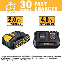 Carica l'immagine nel visualizzatore di Gallery, Trapano Avvitatore Batteria, TECCPO Brushless 60Nm a 60nm - Ilgrandebazar