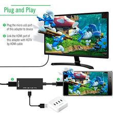 Carica l'immagine nel visualizzatore di Gallery, Convertitore Micro USB a HDMI, Adattatore Cavo da MHL a HDMI con Uscita Nero - Ilgrandebazar