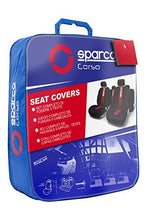 Carica l'immagine nel visualizzatore di Gallery, Sparco SPC1013 - Set Coprisedili Ant./Post. 100% Poliestere , Colore... - Ilgrandebazar