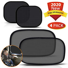 Carica l'immagine nel visualizzatore di Gallery, Tendine Parasole Auto,PEYOU 4 Pezzi 80 GSM Universali Auto with 15s...