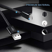 Carica l'immagine nel visualizzatore di Gallery, SUCESO Cavo Micro USB 2M [2-Pezzi] Nylon 2Pezzi - 2M, Nero - Ilgrandebazar