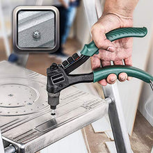 Carica l'immagine nel visualizzatore di Gallery, Rivettatrice, METAKOO Pistola per Rivetti con 40 Rivetti, Testine MHR01H