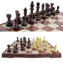 Carica l'immagine nel visualizzatore di Gallery, Fixget 2 in 1 Chess Set,12 "X12" Scacchiera Magnetica con Magnetici 2 In 1
