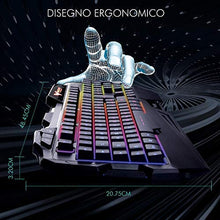 Carica l'immagine nel visualizzatore di Gallery, HAVIT Tastiera e Mouse da Gioco Filo Gaming e Kit Nero