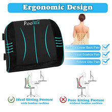 Carica l'immagine nel visualizzatore di Gallery, POOTACK Cuscino Lombare, Supporto Lombare Cuscini Schiena per Sedia 32cm