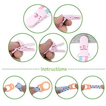 Carica l'immagine nel visualizzatore di Gallery, Clip per ciuccio e Silicone Pulsante Anello, Annhao Catenella Ciuccio Clip... - Ilgrandebazar