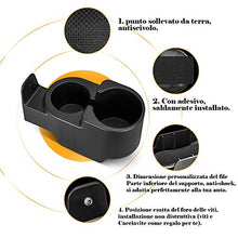 Carica l'immagine nel visualizzatore di Gallery, ISSYZONE Portabevande per Fortwo 450/451 1998-2015 Porta Bicchieri Bevande...
