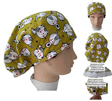 Carica l'immagine nel visualizzatore di Gallery, Cappello chirurgico Donna GATTINI per capelli lunghi, chirurgia, dentista,... - Ilgrandebazar