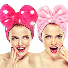 Carica l'immagine nel visualizzatore di Gallery, Hairizone - Set di 2 fasce elastiche per capelli con fiocco, Pink/Roseo - Ilgrandebazar