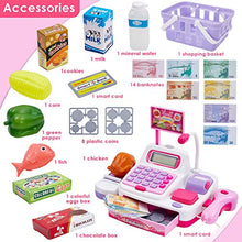 Carica l'immagine nel visualizzatore di Gallery, Buyger 34 Pezzi Registratore di Cassa Elettronico Supermercato Giocattolo...