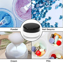 Carica l'immagine nel visualizzatore di Gallery, SumDirect 50Pcs 10Gram Contenitori per crema cosmetica in plastica Nero