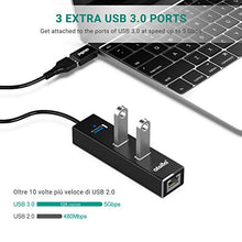 Carica l'immagine nel visualizzatore di Gallery, Atolla Adattatore USB Ethernet, Hub 3.0 in Alluminio 3 Porte USB...