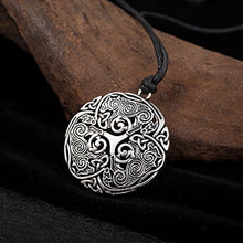 Carica l'immagine nel visualizzatore di Gallery, Dawapara - Collana unisex, con ciondolo celtico vintage, stile Antique Silver