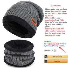 Carica l'immagine nel visualizzatore di Gallery, Petrunup Cappello 1- Il Set Di 2 Pezzi Grigio (Cappello + Scaldacollo) - Ilgrandebazar