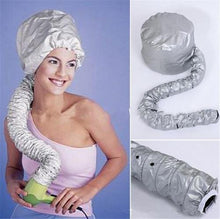 Carica l'immagine nel visualizzatore di Gallery, Casco per asciugatura cuffia asciugacapelli con elastico attacco a phon - Ilgrandebazar