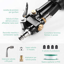 Carica l'immagine nel visualizzatore di Gallery, LOETAD Manometro Pressione Gomme Digitale Pistola Gonfiaggio...