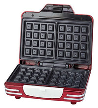 Carica l'immagine nel visualizzatore di Gallery, Ariete 187 Waffle Maker - Piastra elettrica antiaderente per waffle, 700W,... - Ilgrandebazar