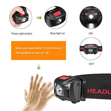 Carica l'immagine nel visualizzatore di Gallery, Linkax Lampada Frontale LED USB Ricaricabile Torcia Lampade da...